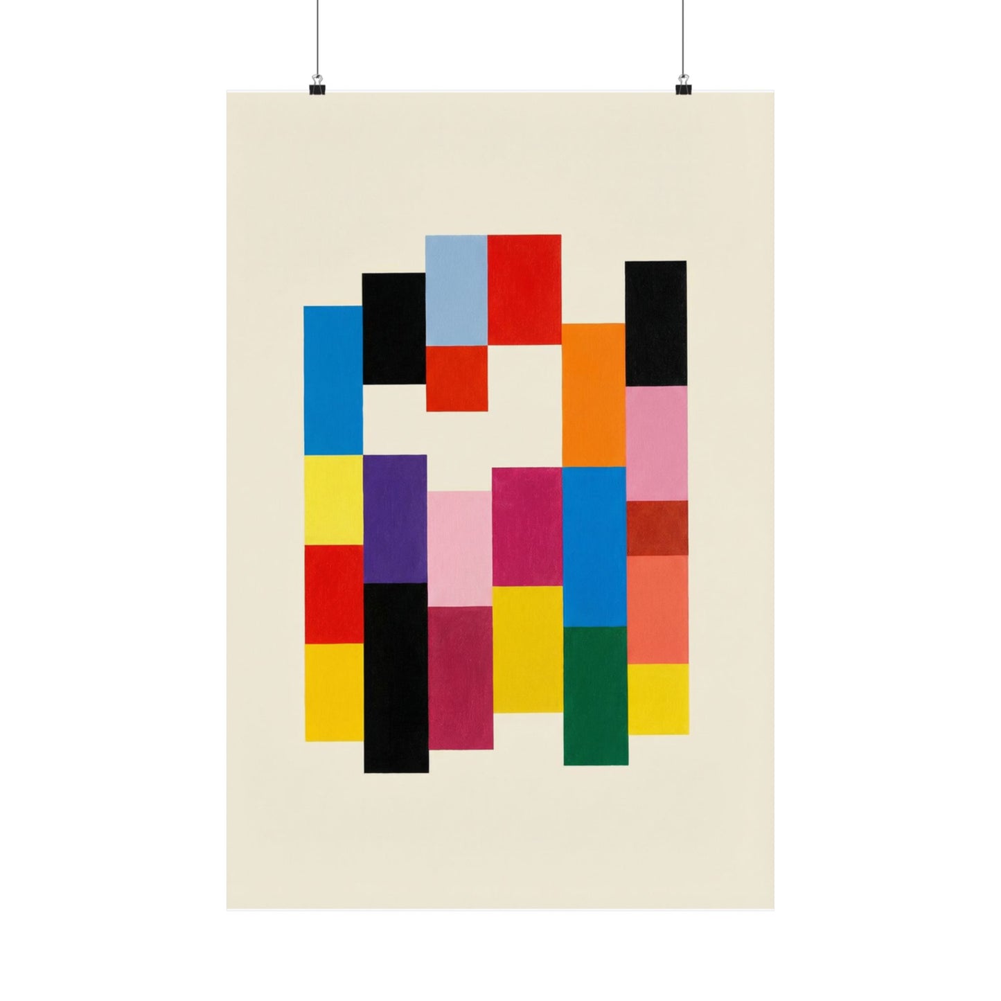 Mosaic Stack Art Poster
