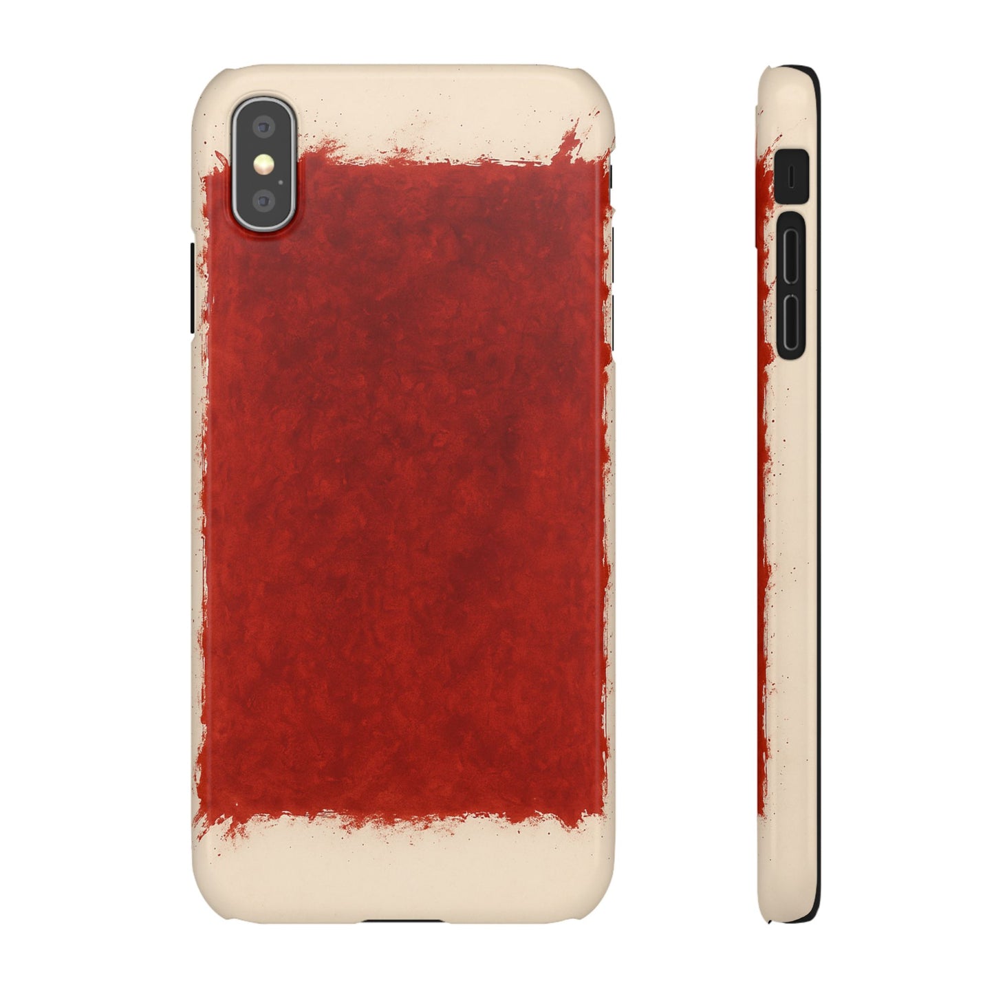 Red Abstract Texture Snap Phone Case