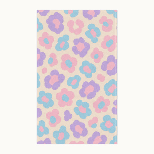 Candy Leopard Print Tea Towel