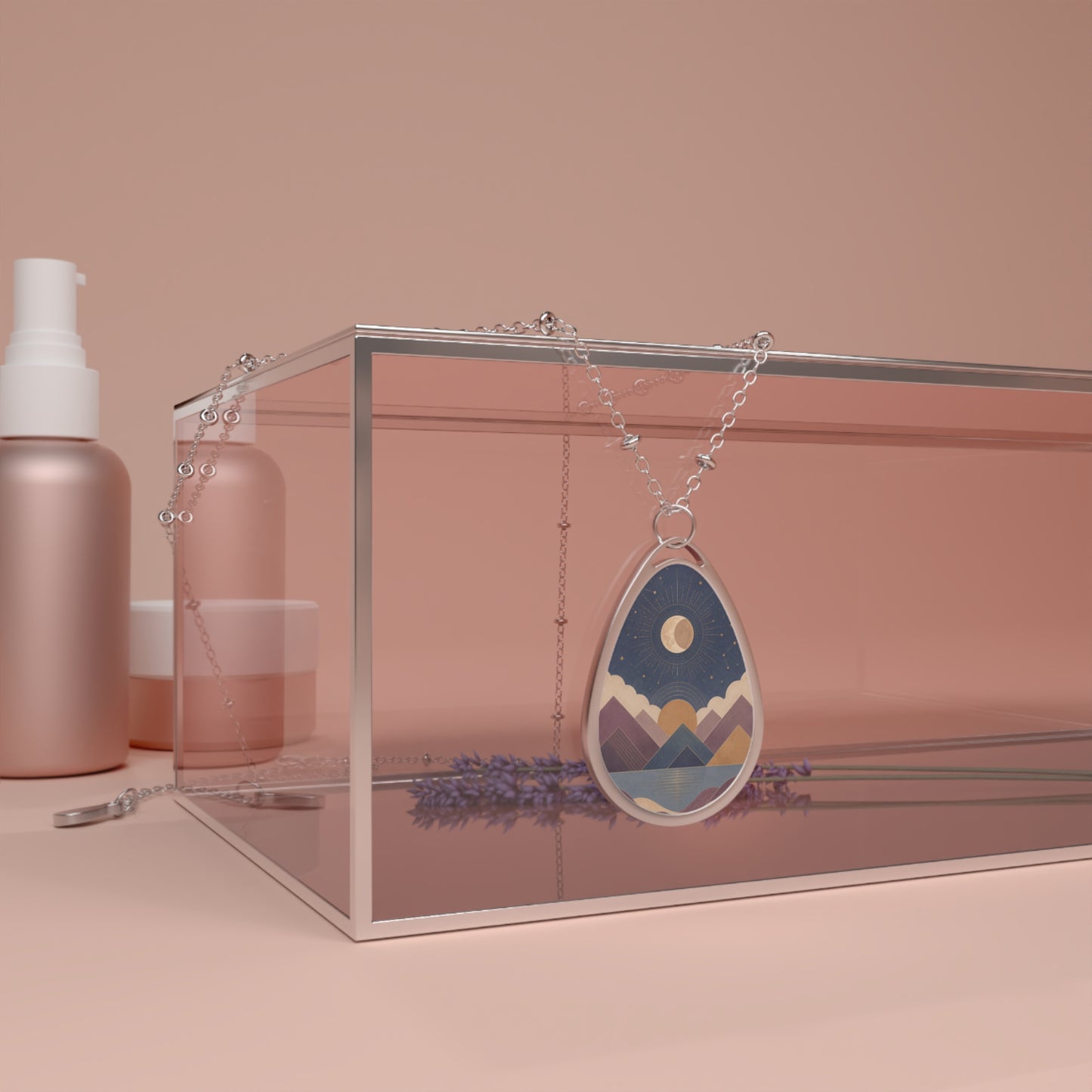 Celestial Vale Oval Necklace
