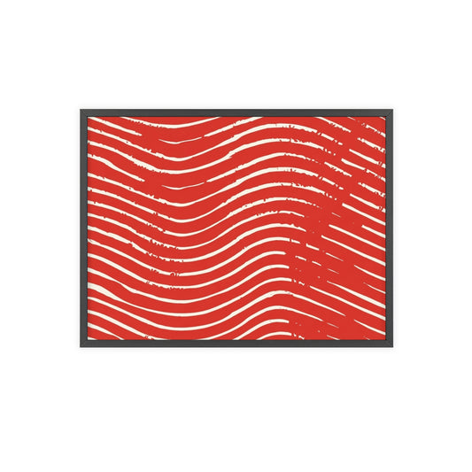 Scarlet Tide Wood Framed Posters