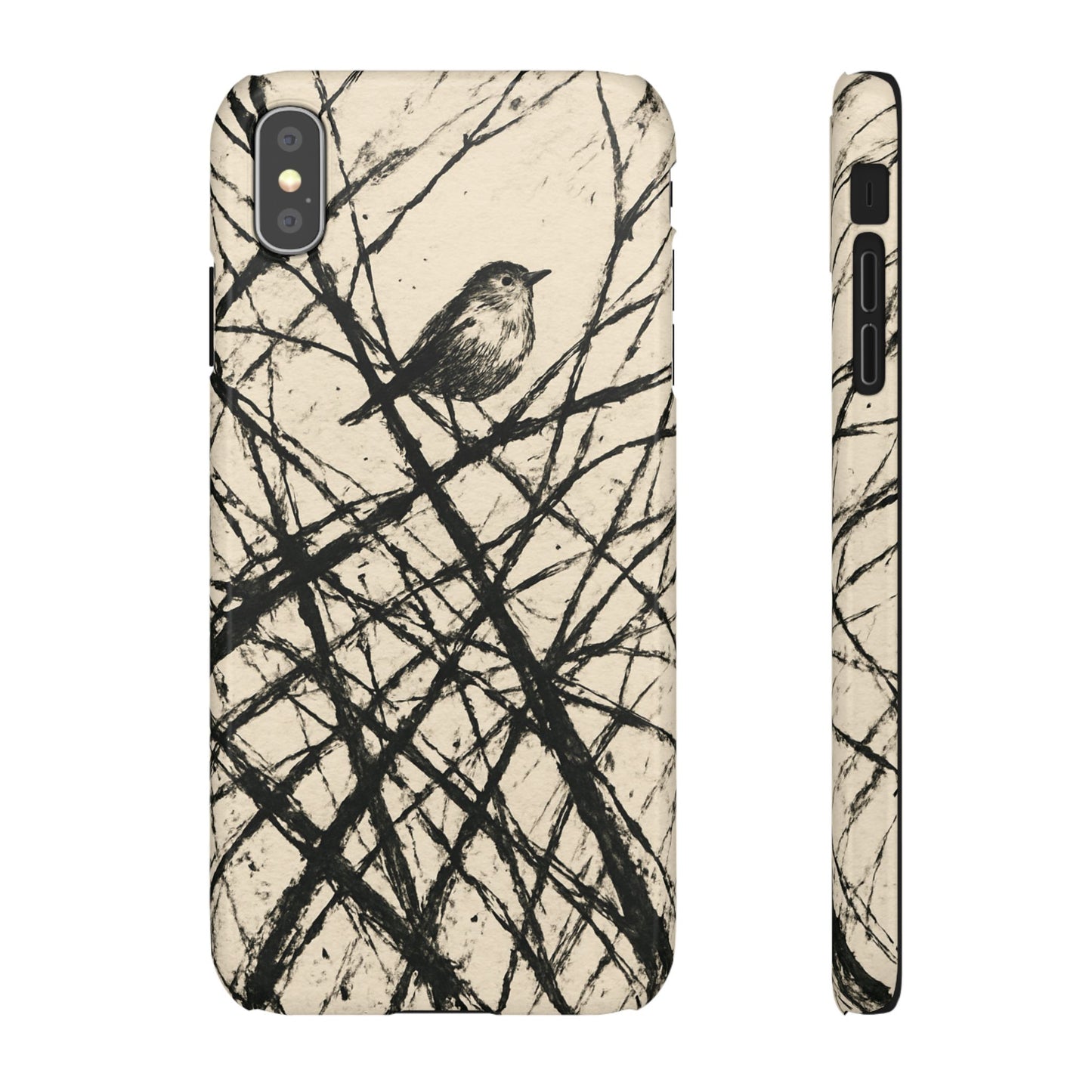 Winter Perch Snap Phone Case