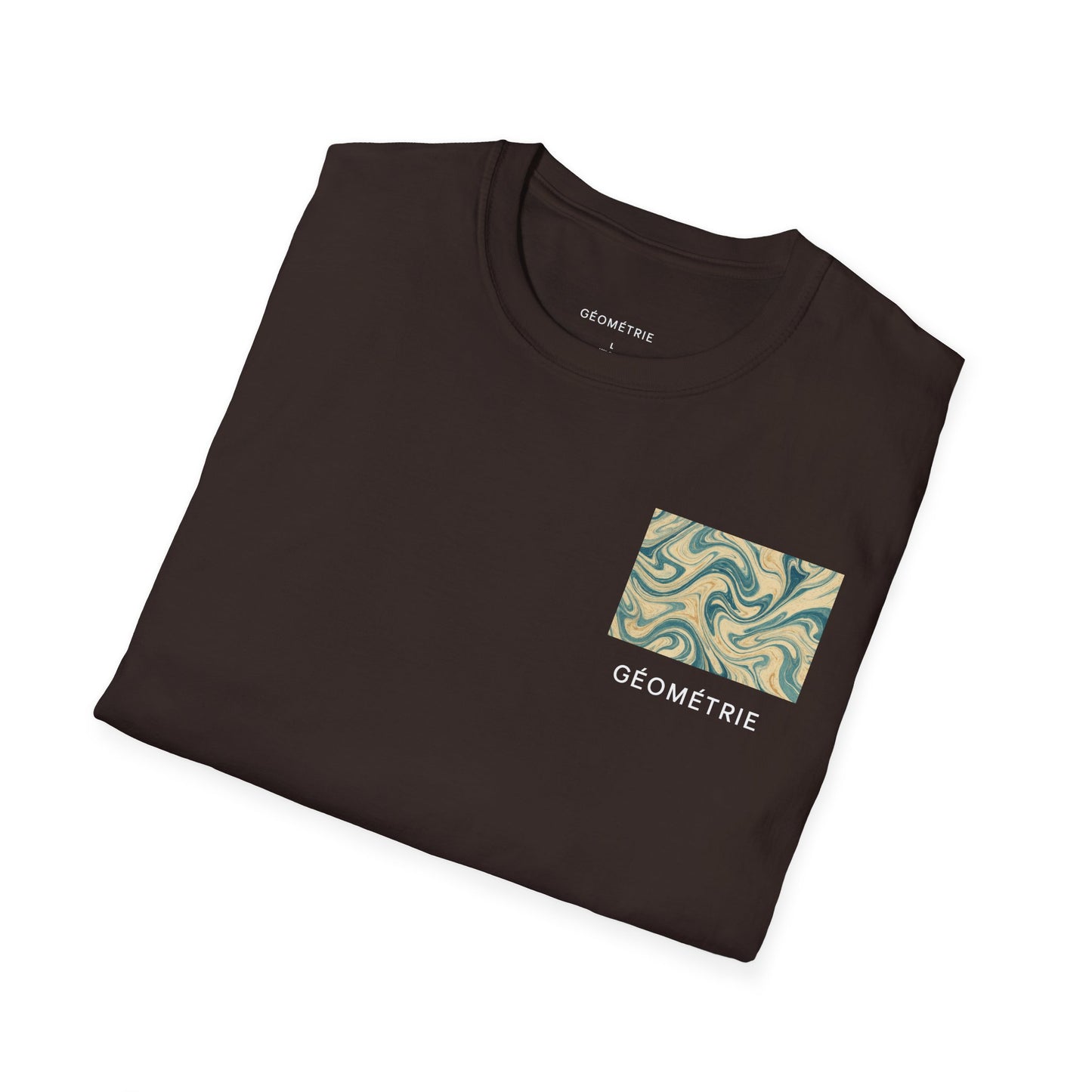 Geo Pattern Unisex Softstyle T-Shirt | Casual Everyday Tee, Graphic Shirt, Gift for Him/Her, Trendy Wear, Artsy Style (Pattern 06)
