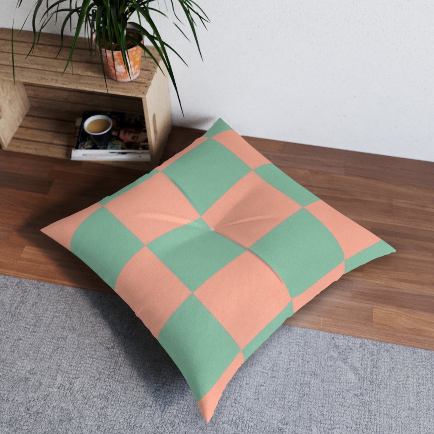 Square Tufted Floor Pillow