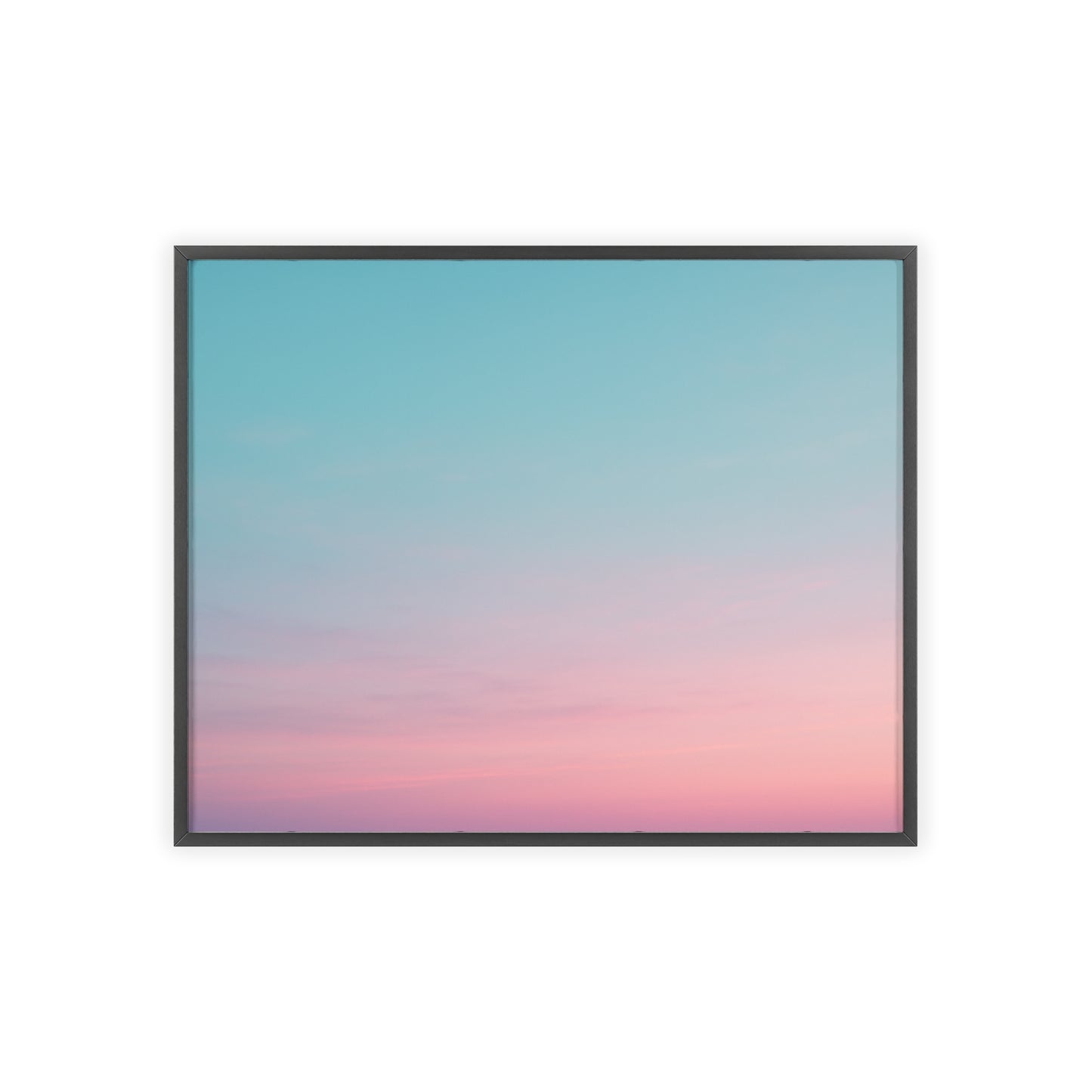 Pastel Sky Tranquility Wood Framed Posters