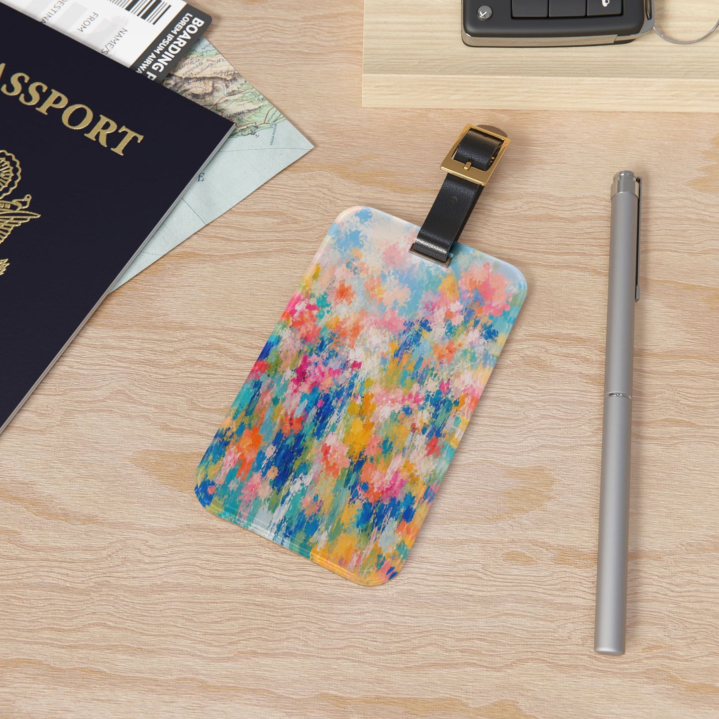 Chromatic Meadow Luggage Tag