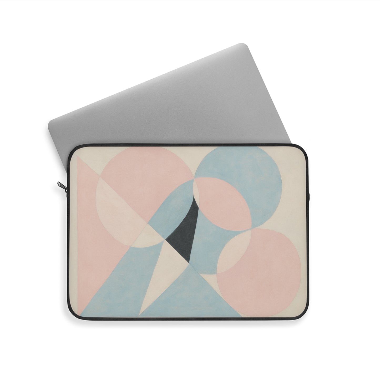 Pastel Geometric Elegance Laptop Sleeve