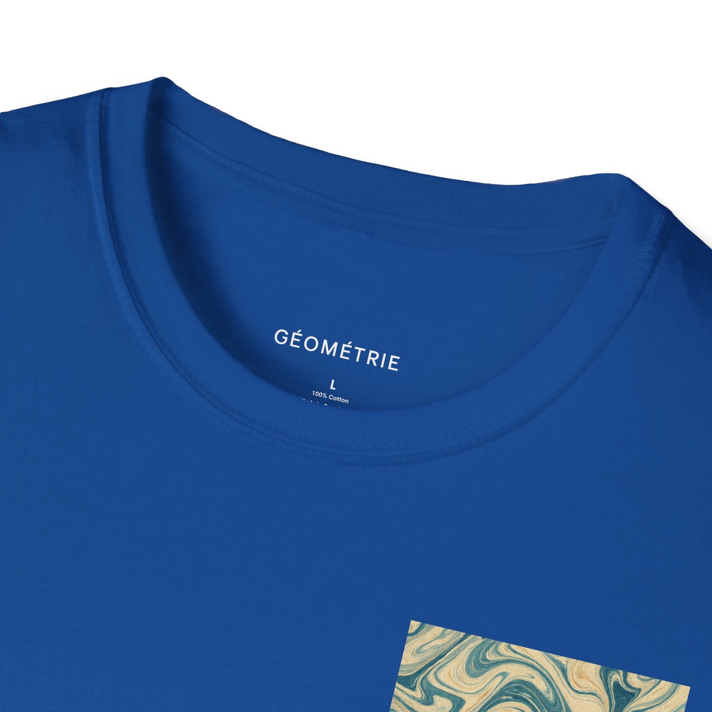 Geo Pattern Unisex Softstyle T-Shirt | Casual Everyday Tee, Graphic Shirt, Gift for Him/Her, Trendy Wear, Artsy Style (Pattern 06)