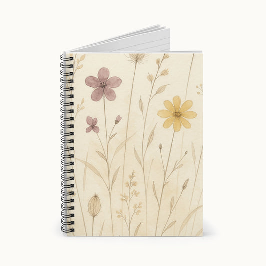 Meadow Botanical Study Notebook