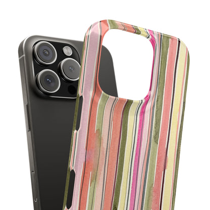 Summer Stripe Snap Phone Case