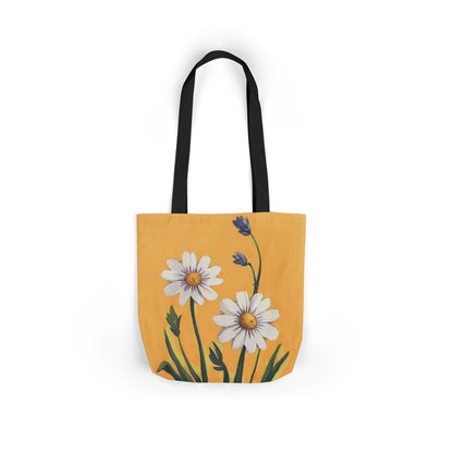 Spring Daisies Tote Bag with 5-Color Straps