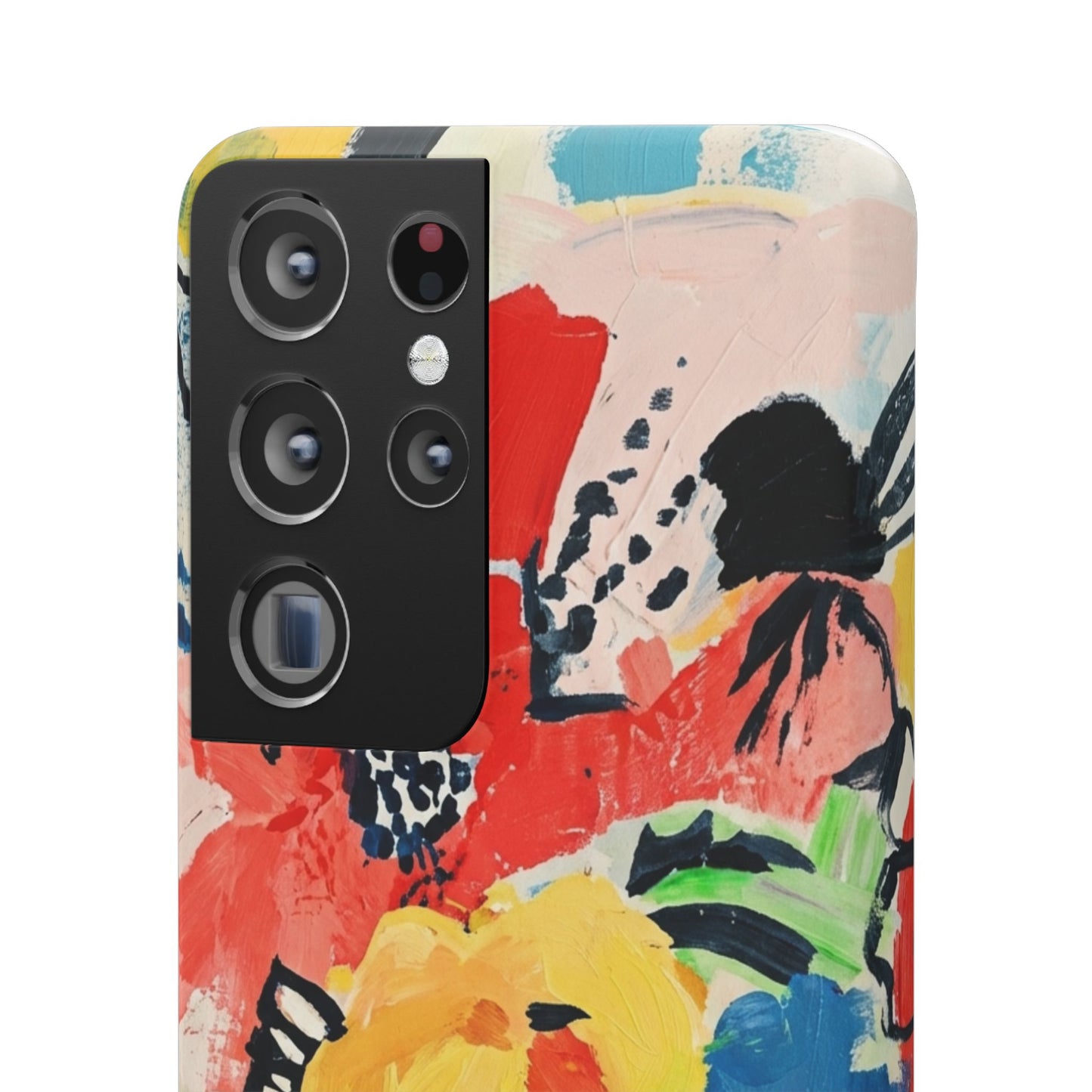 Abstract Flora Snap Phone Case