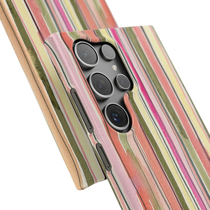 Summer Stripe Snap Phone Case