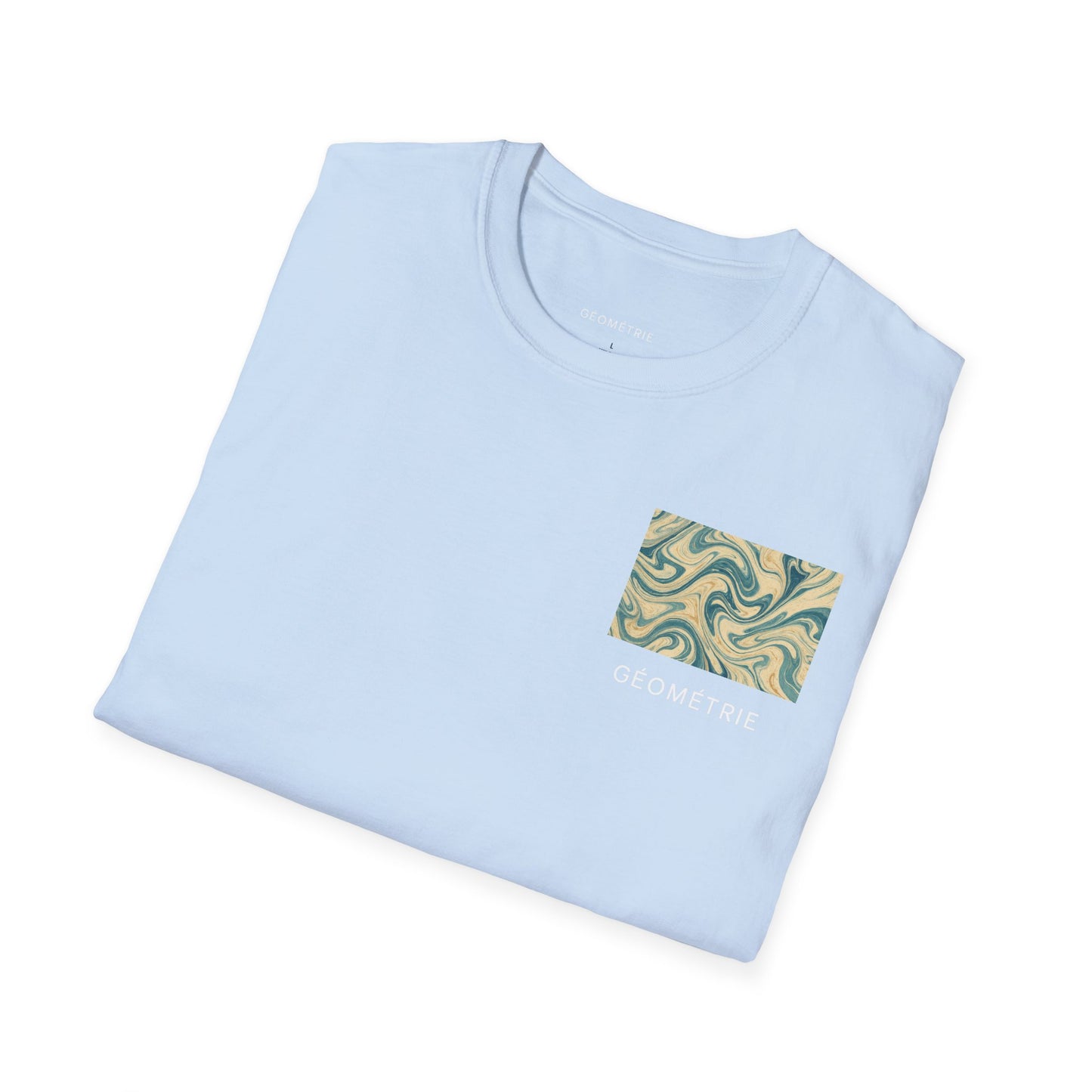 Geo Pattern Unisex Softstyle T-Shirt | Casual Everyday Tee, Graphic Shirt, Gift for Him/Her, Trendy Wear, Artsy Style (Pattern 06)