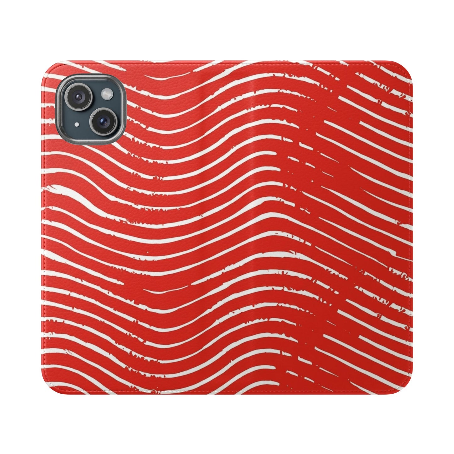 Scarlet Tide Vegan Leather Flip Case