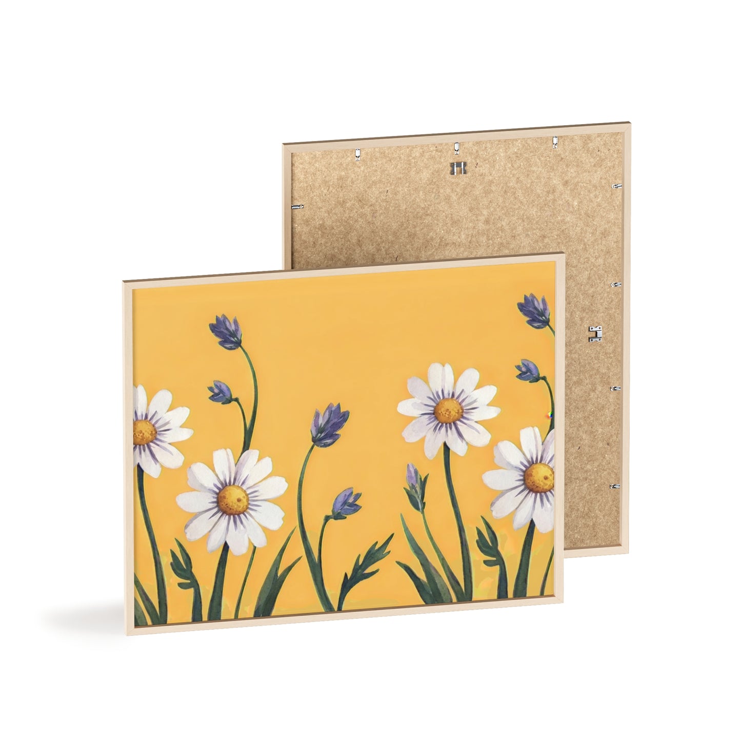 Spring Daisies Wood Framed Posters