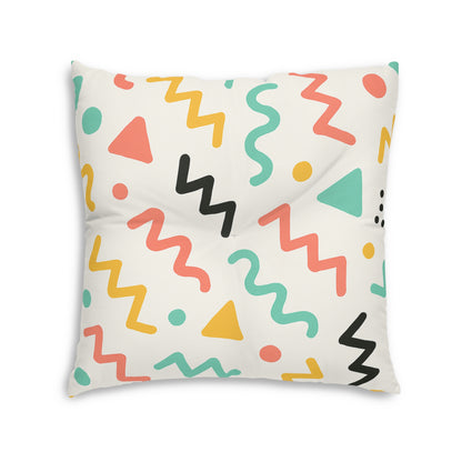 Square Tufted Floor Pillow