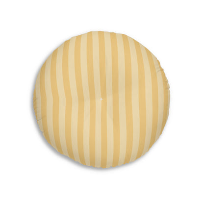 Buttercup Stripe Tufted Floor Pillow