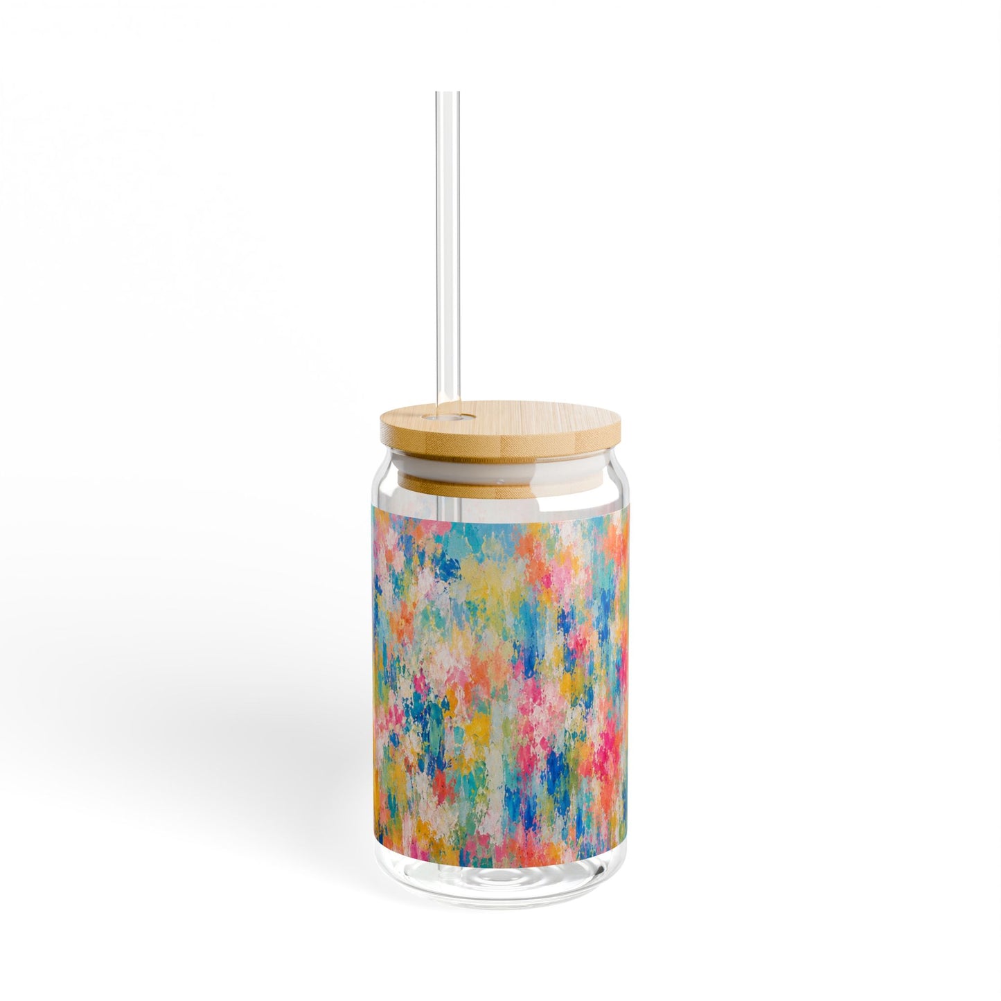 Chromatic Meadow Sipper Glass | 16oz
