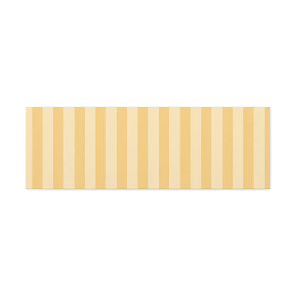 Buttercup Stripe Stretched Canvas Wall Art