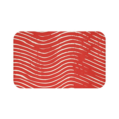 Scarlet Tide Bath Mat