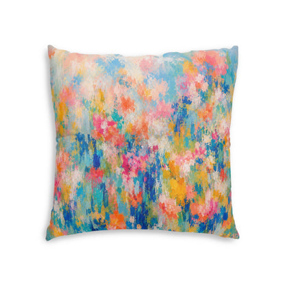 Chromatic Meadow Square Tufted Floor Pillow