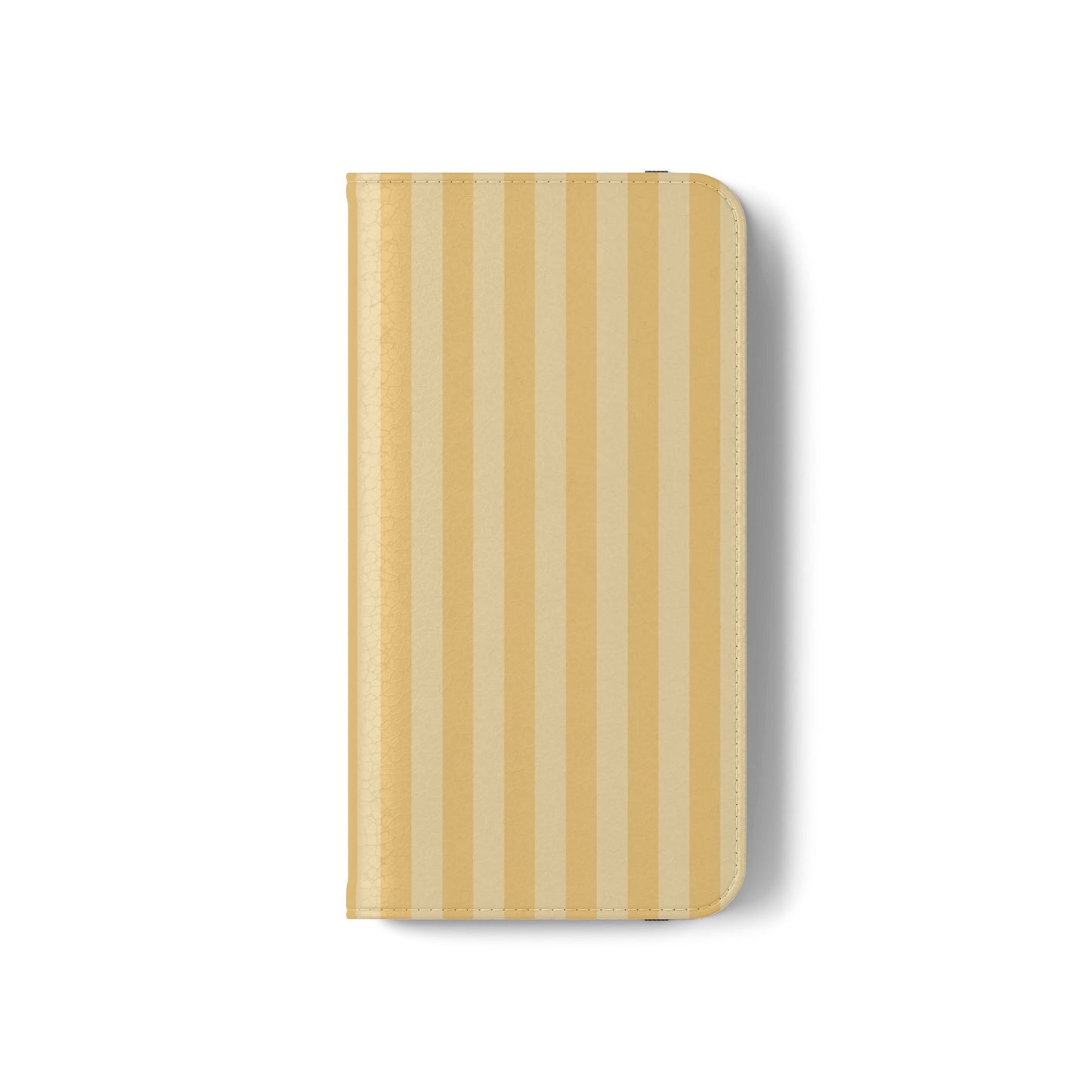 Buttercup Stripe Vegan Leather Flip Case
