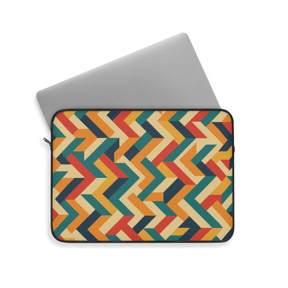 Colorful Geometric Laptop Sleeve, Stylish Computer Case, Trendy Tech Accessory, Unique Gift for Students, Travel Must-Have (Laptop Case - Pattern 0)