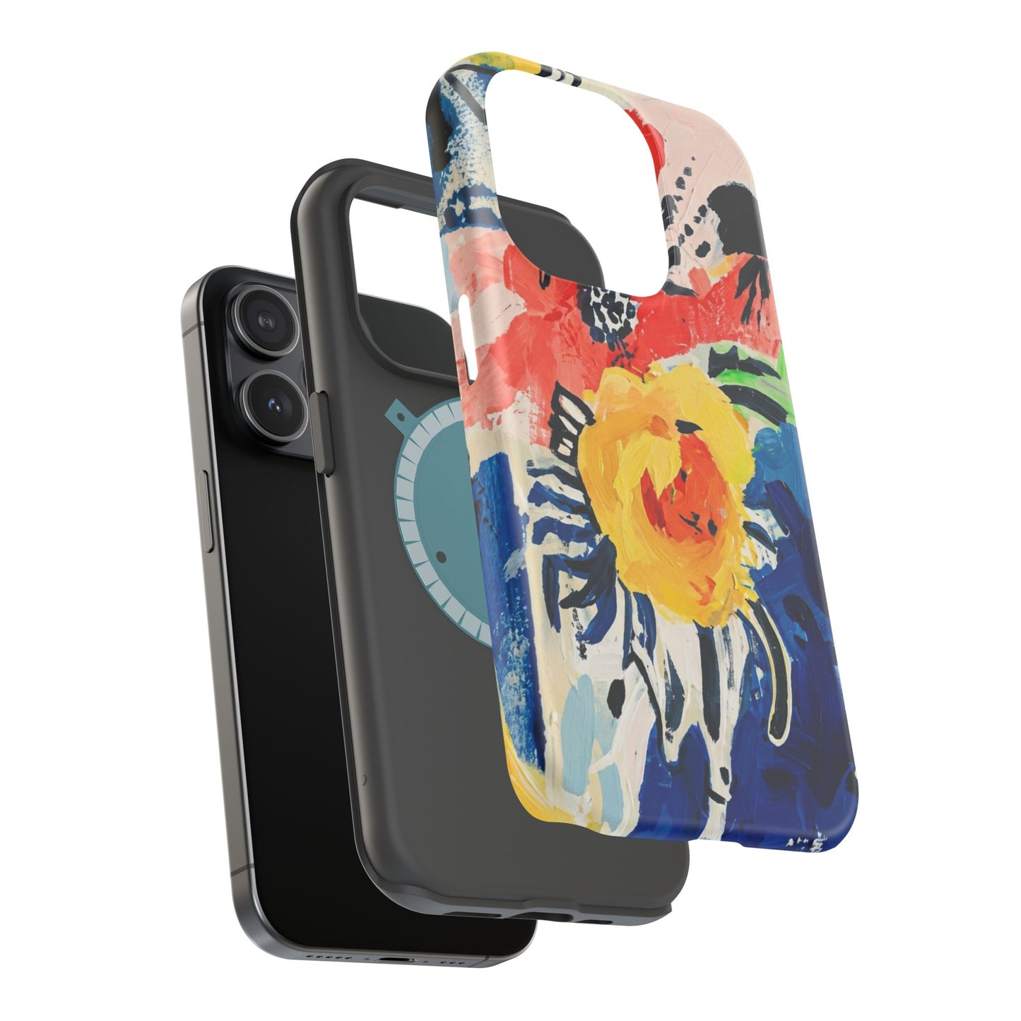 Abstract Flora Magnetic Phone Case