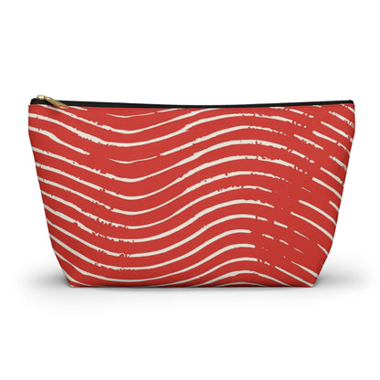 Scarlet Tide Accessory Pouch with T-bottom
