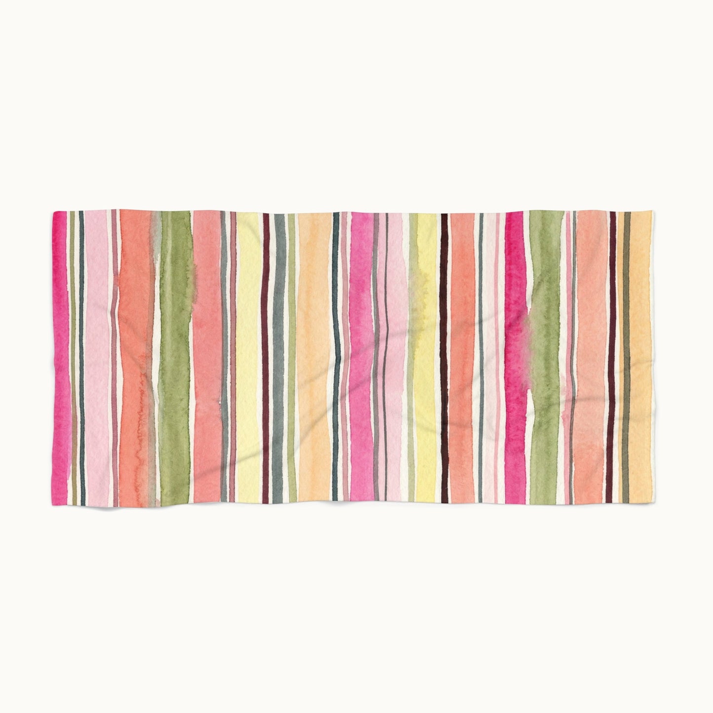 Summer Stripe Beach Towel