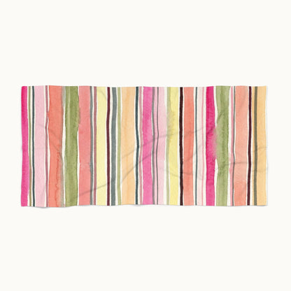 Summer Stripe Beach Towel