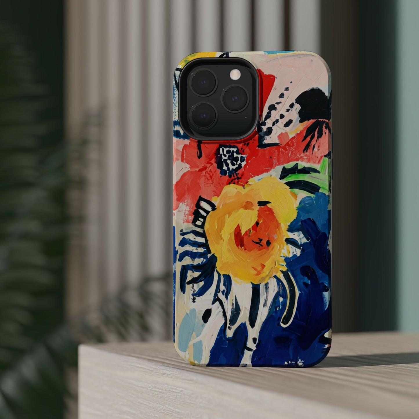Abstract Flora Magnetic Phone Case