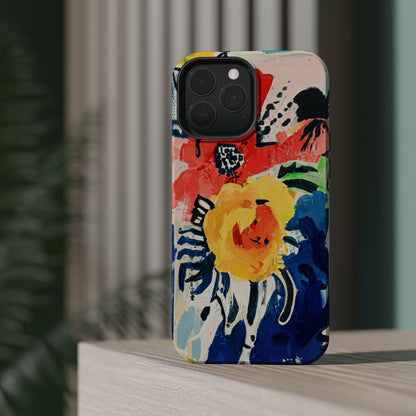 Abstract Flora Magnetic Phone Case