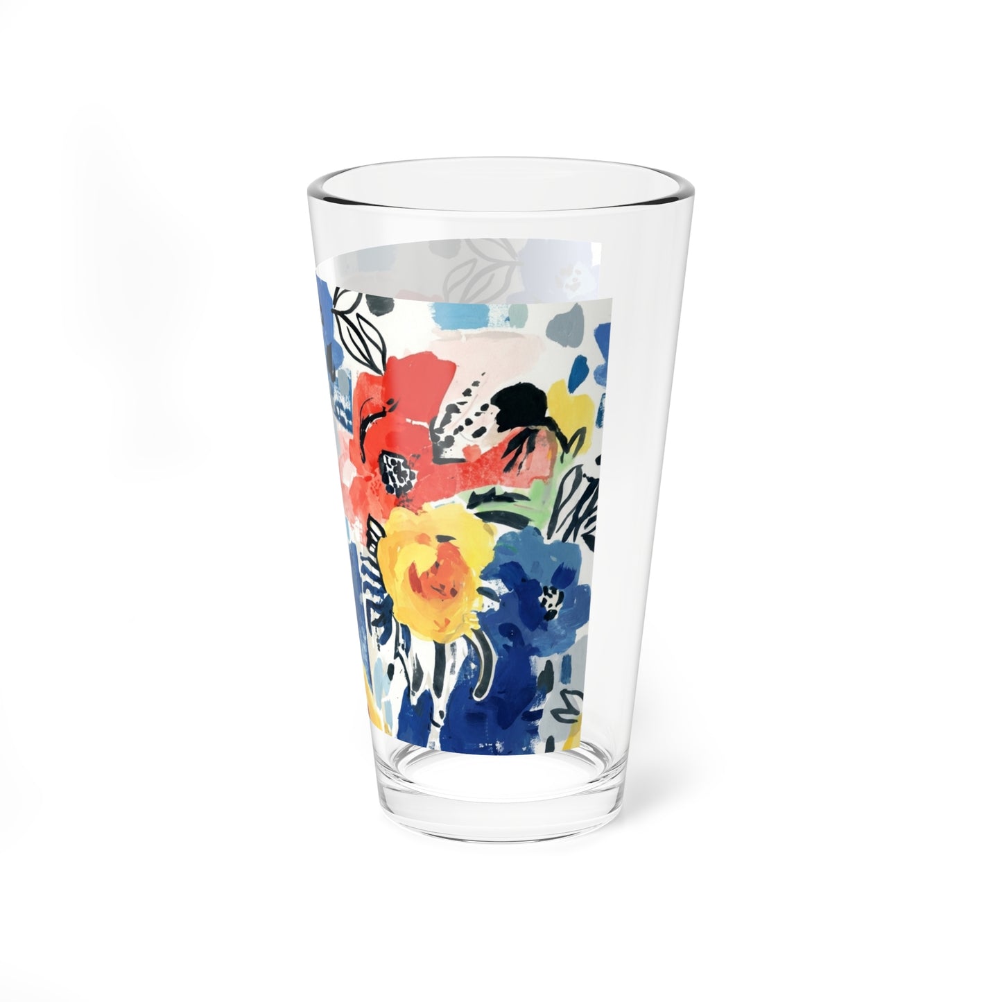 Abstract Flora Tall Mixing Glass 16oz