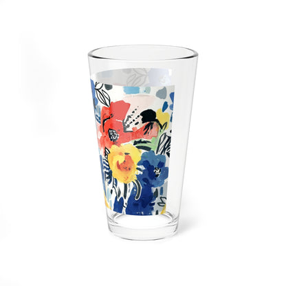 Abstract Flora Tall Mixing Glass 16oz