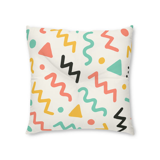 Square Tufted Floor Pillow