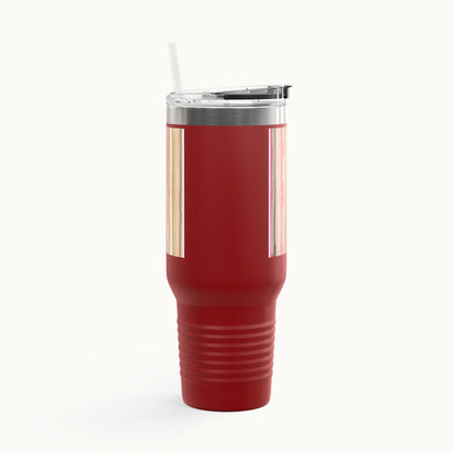 Summer Stripe 40oz Insulated Travel Mug