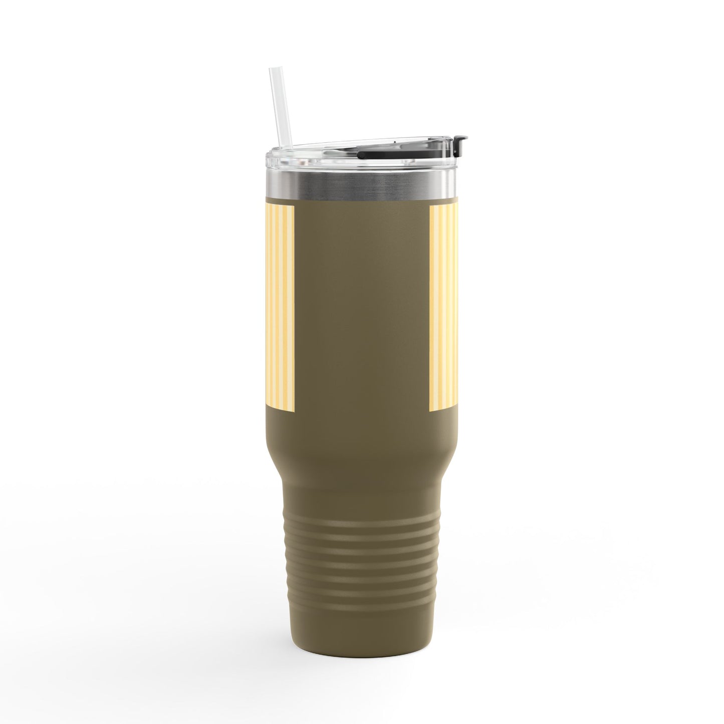Buttercup Stripe 40oz Insulated Travel Mug