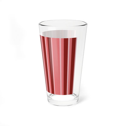 Crimson Line Tall Mixing Glass 16oz