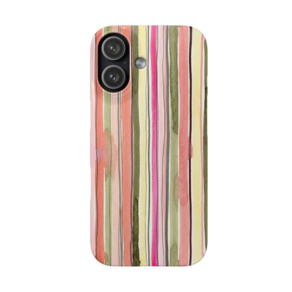 Summer Stripe Snap Phone Case