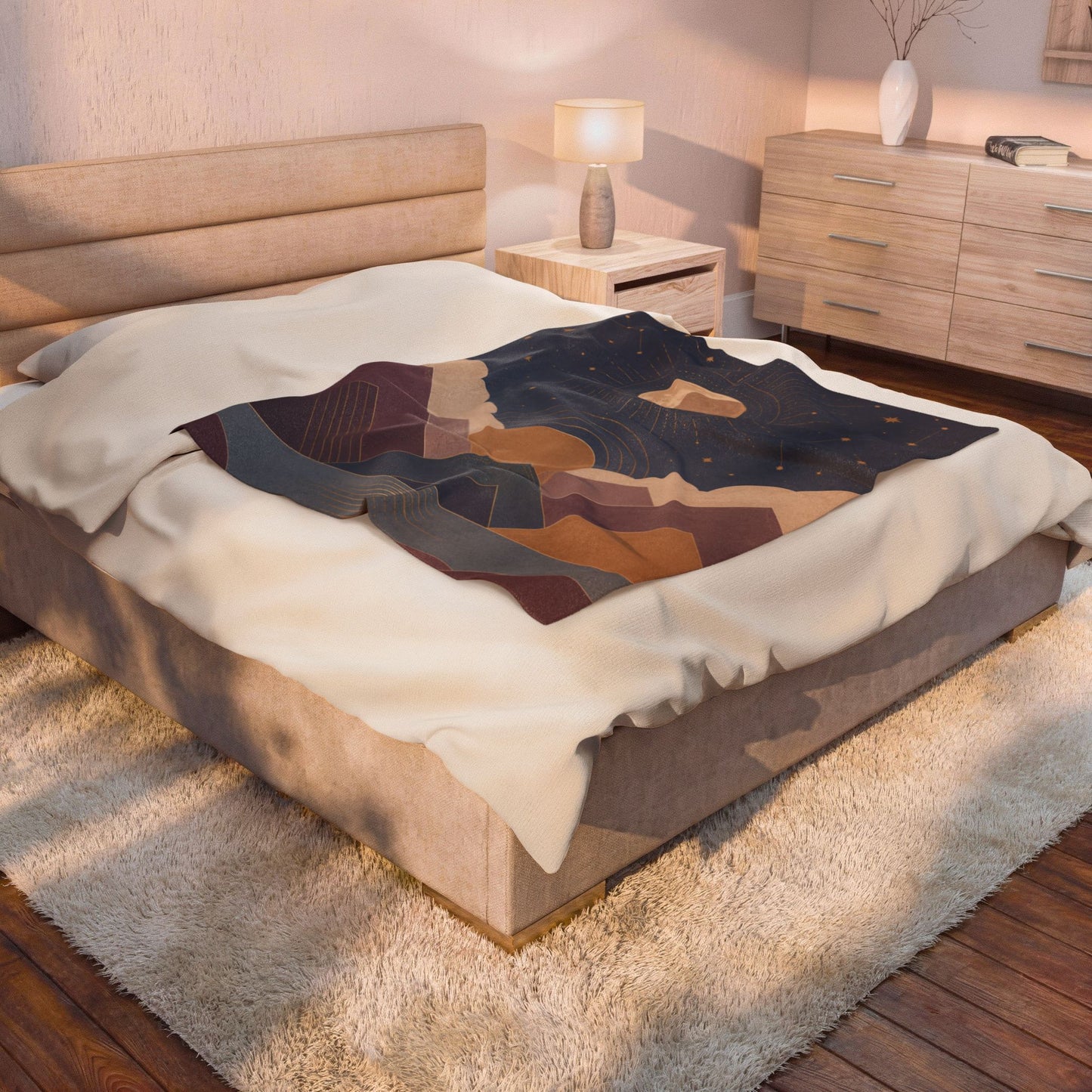 Celestial Vale Velveteen Plush Blanket