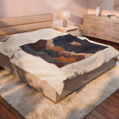 Celestial Vale Velveteen Plush Blanket