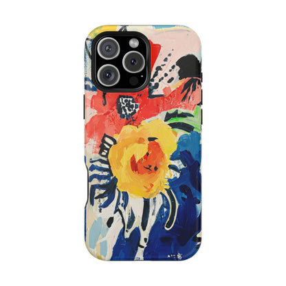 Abstract Flora Magnetic Phone Case