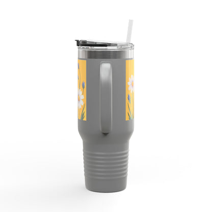 Spring Daisies 40oz Insulated Travel Mug