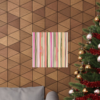 Summer Stripe Art Poster