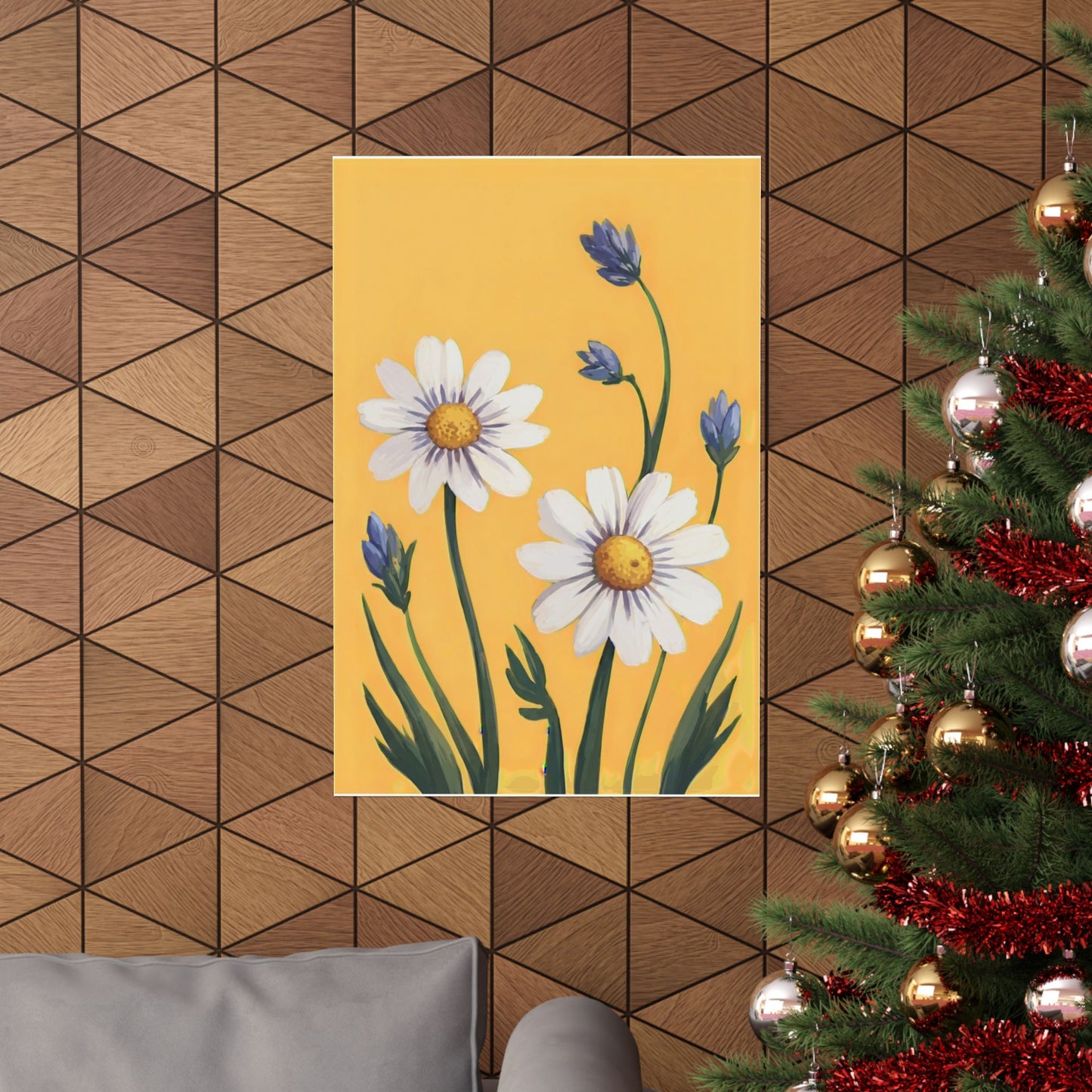 Spring Daisies Art Poster