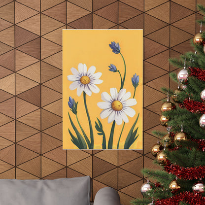 Spring Daisies Art Poster