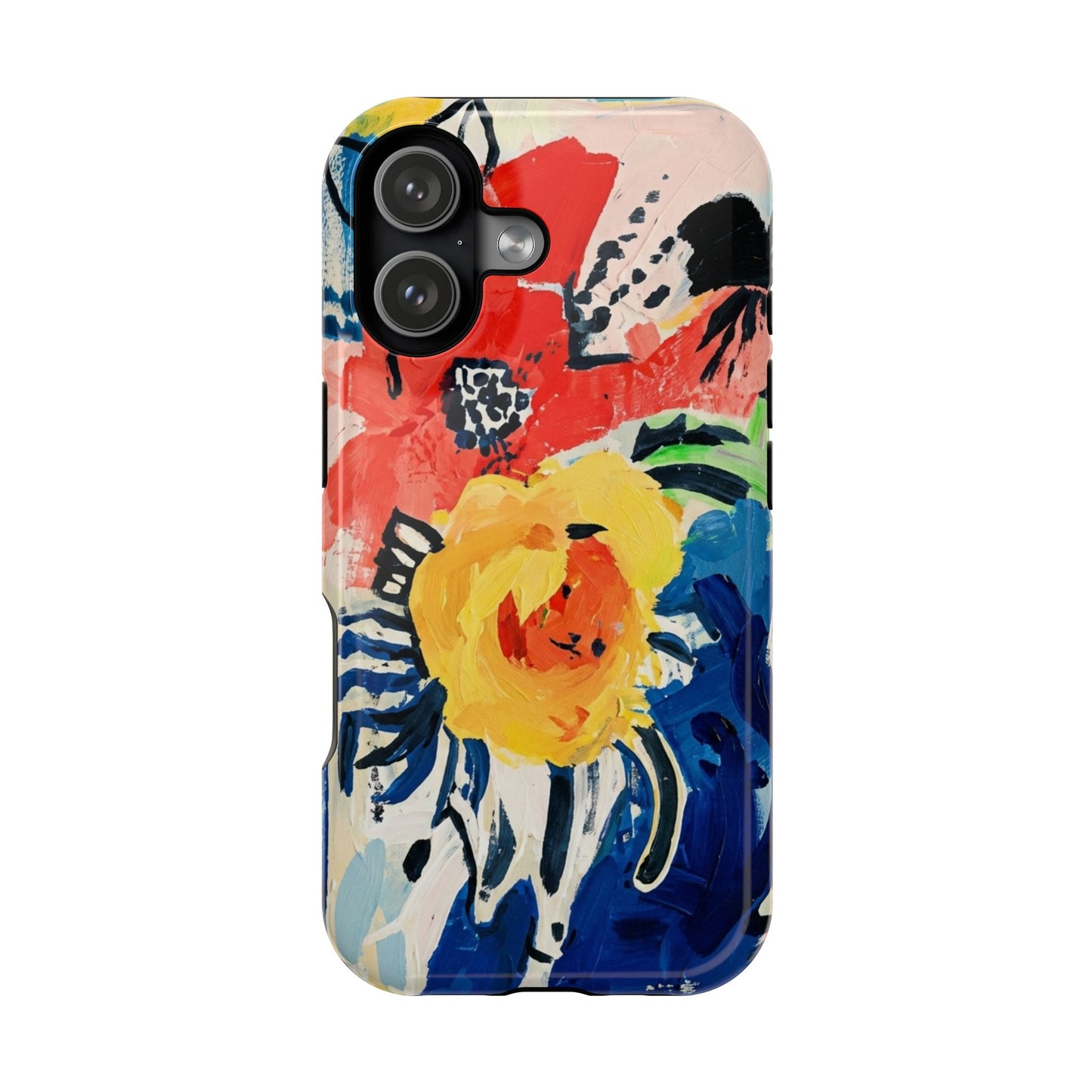 Abstract Flora Magnetic Phone Case