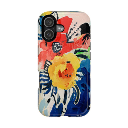 Abstract Flora Magnetic Phone Case